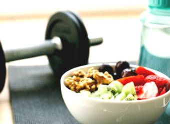 Proper nutrition before exercise